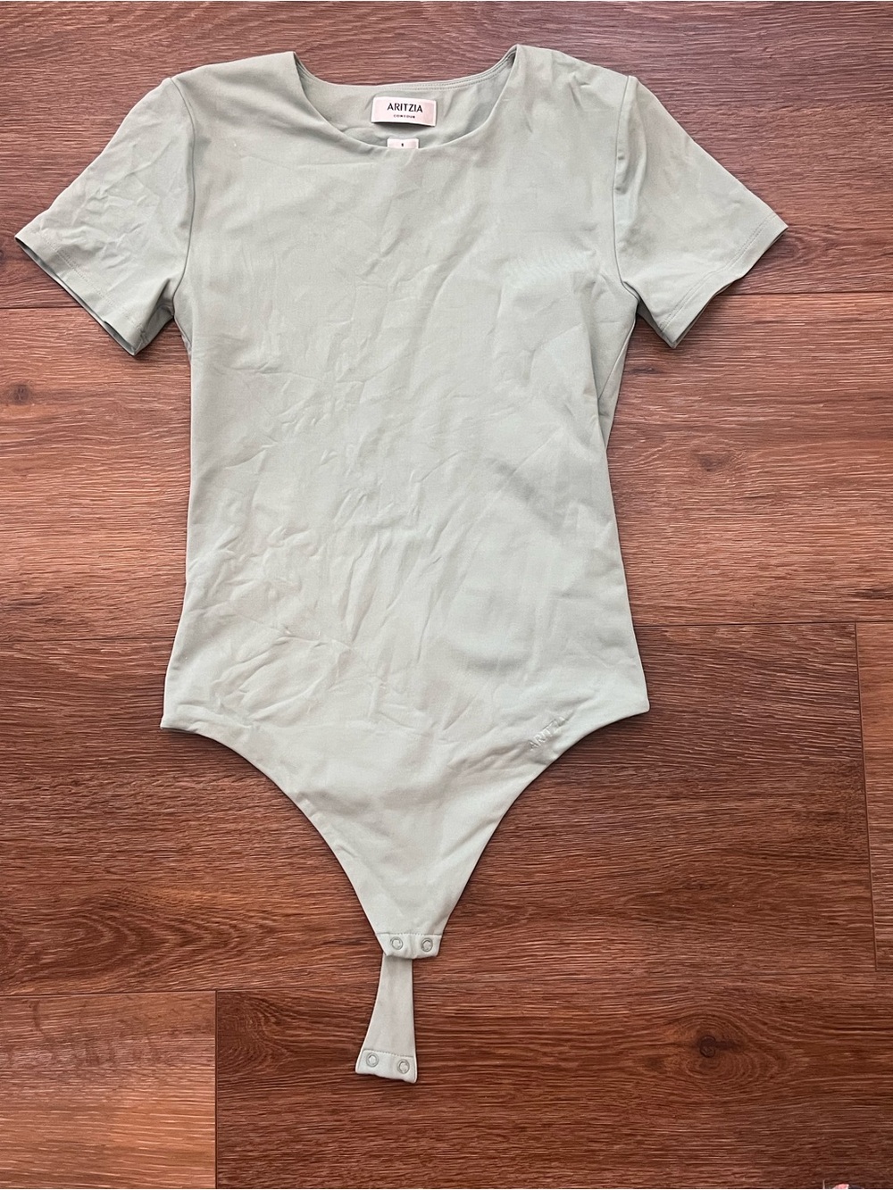 Aritzia Sage Short-Sleeve Bodysuit